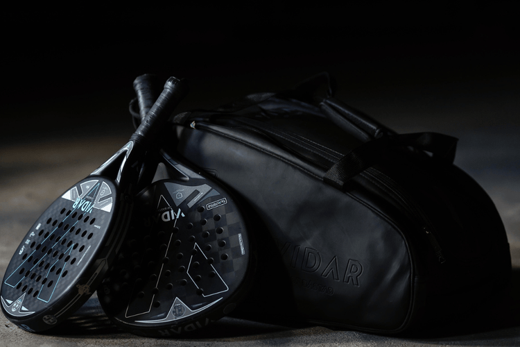 Padel racket stored safely inside a padel bag