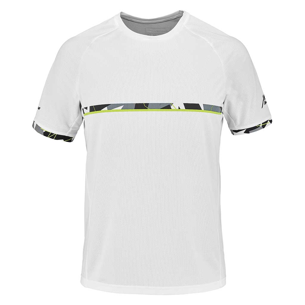 Babolat Aero Crew Neck Tee Men White - Padel One