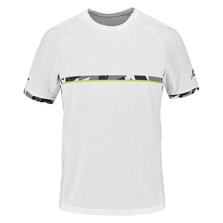 Babolat Aero Crew Neck Tee Men White - Padel One