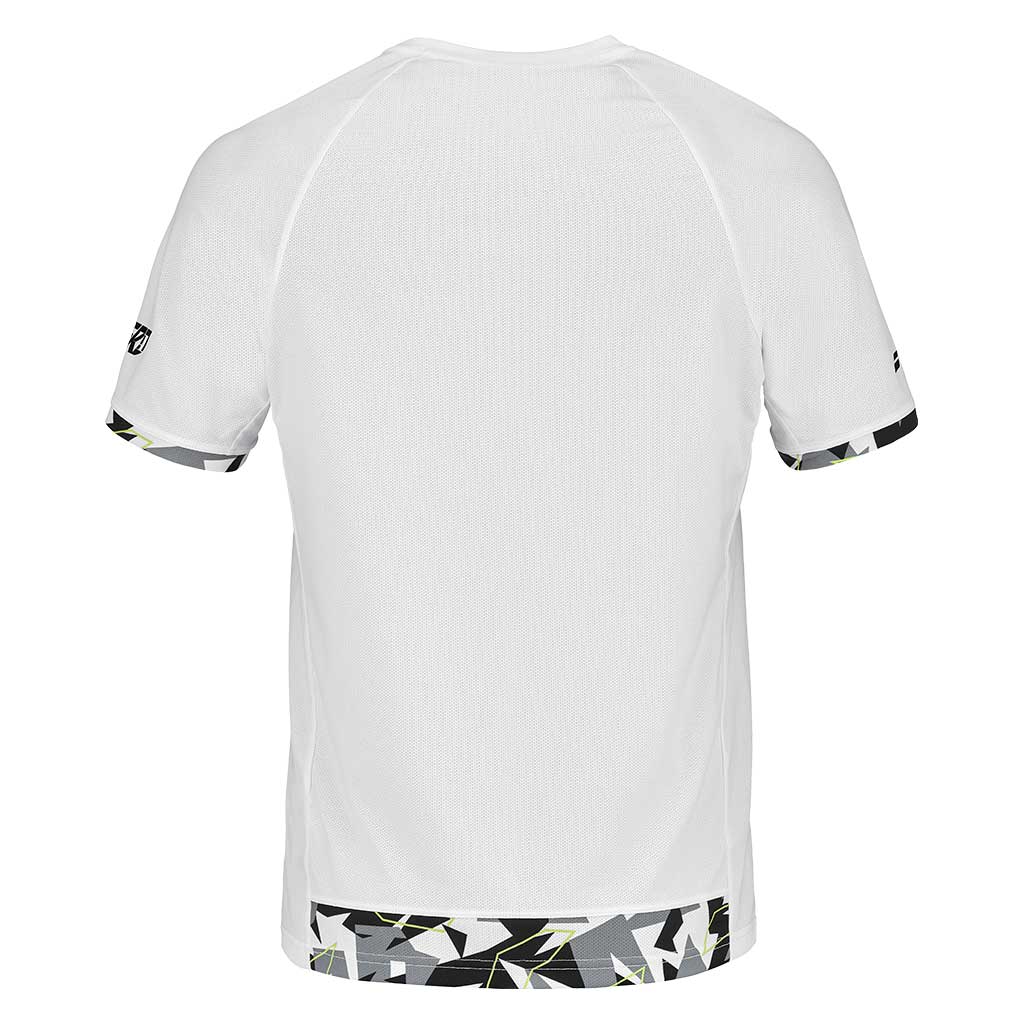 Babolat Aero Crew Neck Tee Men White - Padel One