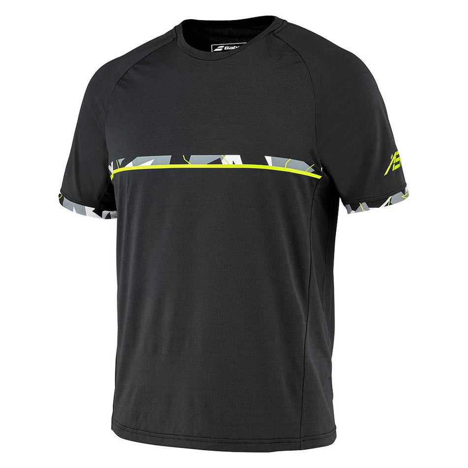 Babolat Aero Crew Neck Tee Men Black - Padel One