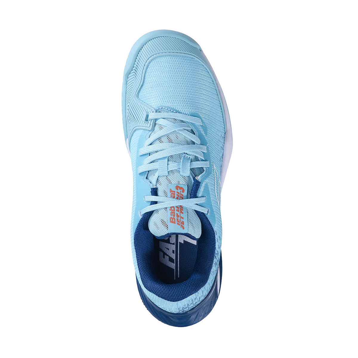 Babolat Jet Mach 3 Clay Junior Boy Angel Blue Tennis Shoes - Padel One