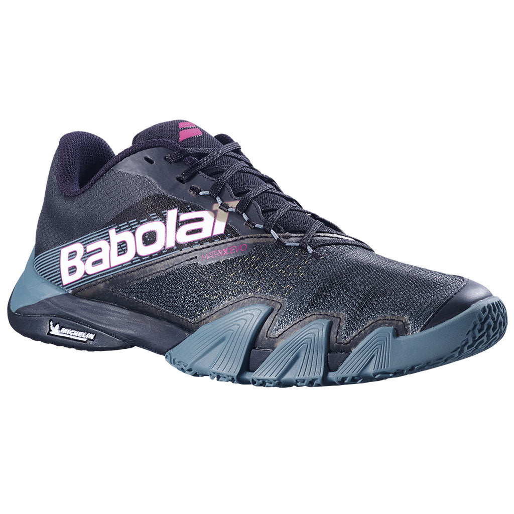 Babolat Jet Premura 2 Men Black North Atlantic Padel Shoes - Padel One