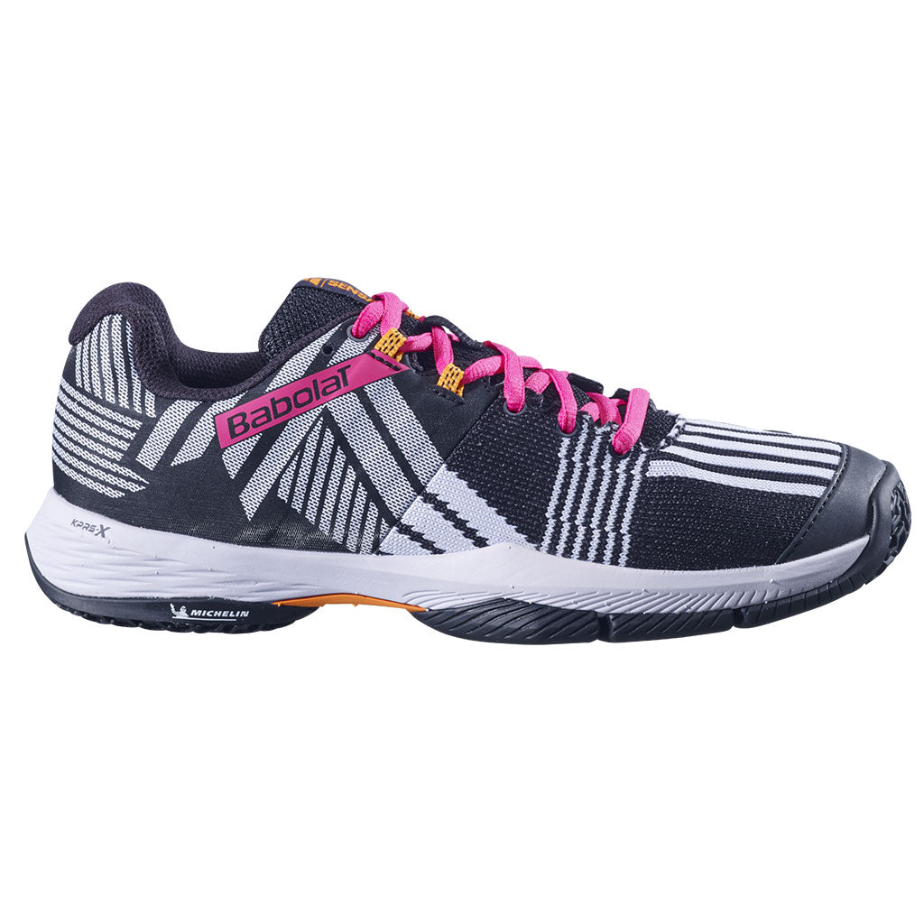 Babolat Sensa Women Black Roseberry Padel Shoes - Padel One