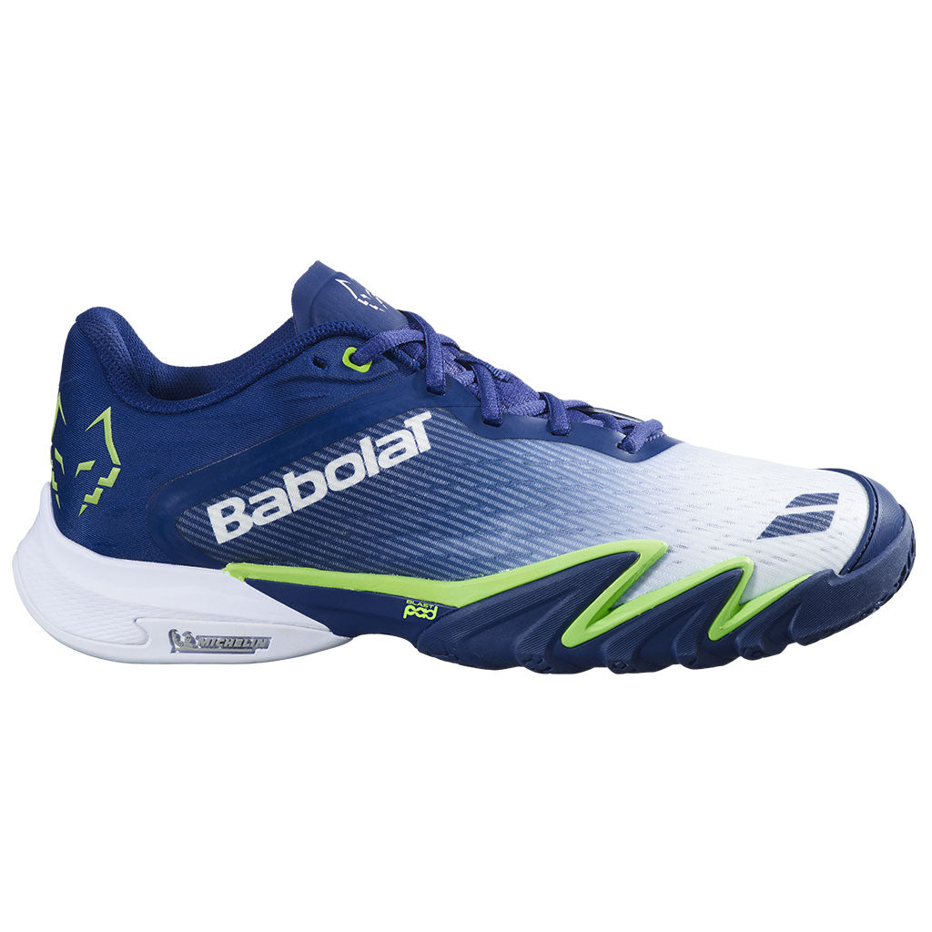Babolat Premura 3 Men Lebron Blue Depths Green Flash Padel Shoes - Padel One
