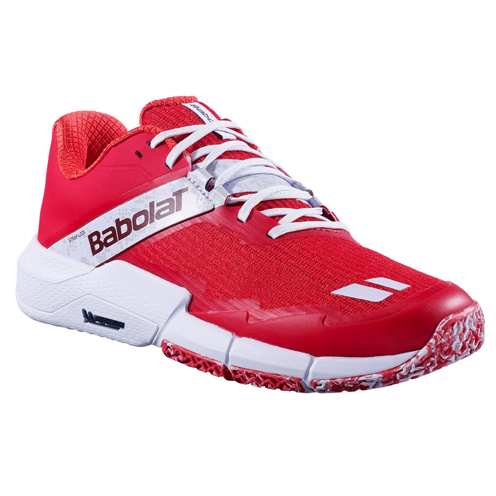 Babolat Movea 2 Men Fiery Red White Padel Shoes - Padel One