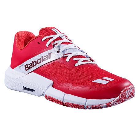 Babolat Movea 2 Men Fiery Red White Padel Shoes - Padel One