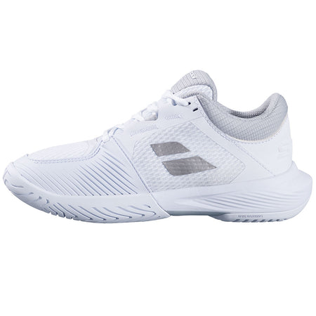 Babolat SFX 4 All Court Women White Silver Tennis Shoes - Padel One