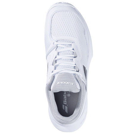 Babolat SFX 4 All Court Women White Silver Tennis Shoes - Padel One