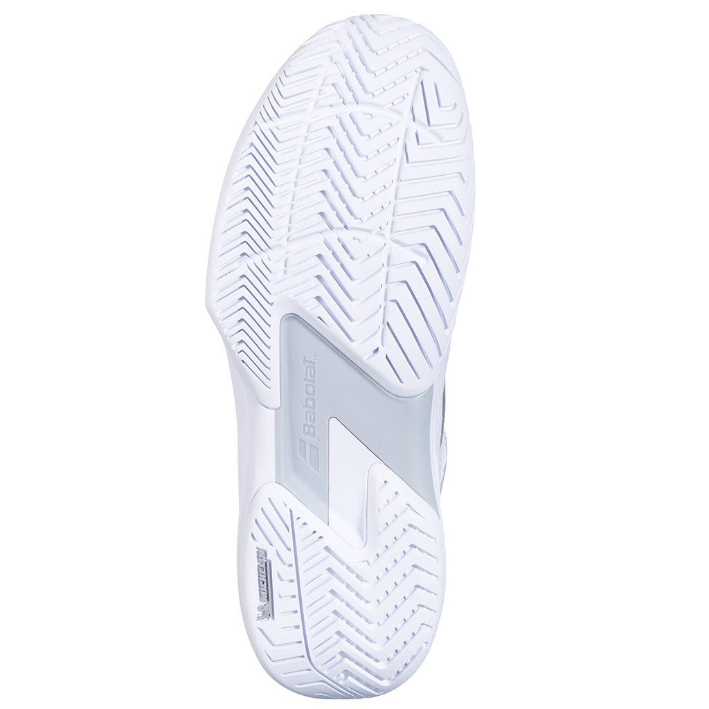 Babolat SFX 4 All Court Women White Silver Tennis Shoes - Padel One