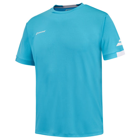 Babolat Play Crew Neck Tee Men Cyan Blue - Padel One