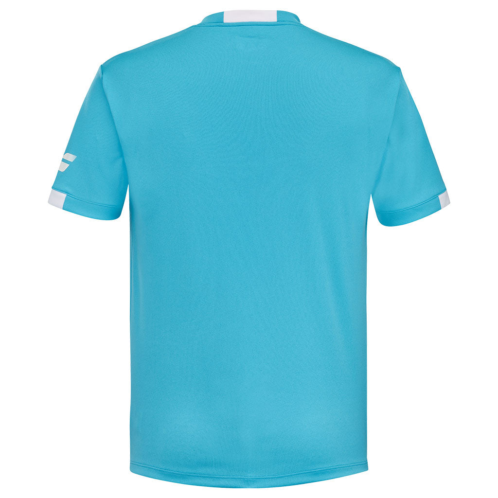 Babolat Play Crew Neck Tee Men Cyan Blue - Padel One