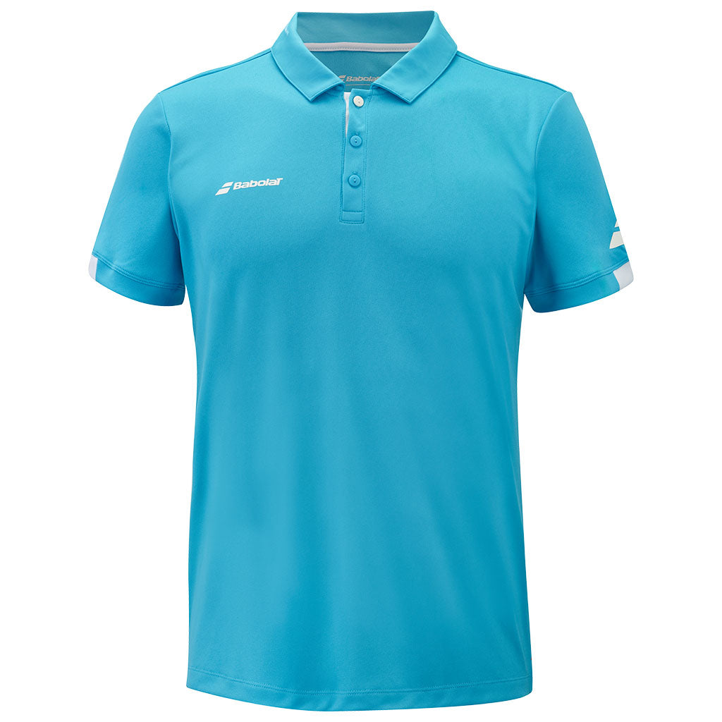 Babolat Play Polo Men Cyan Blue - Padel One