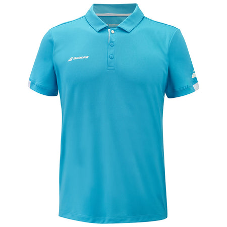 Babolat Play Polo Men Cyan Blue - Padel One