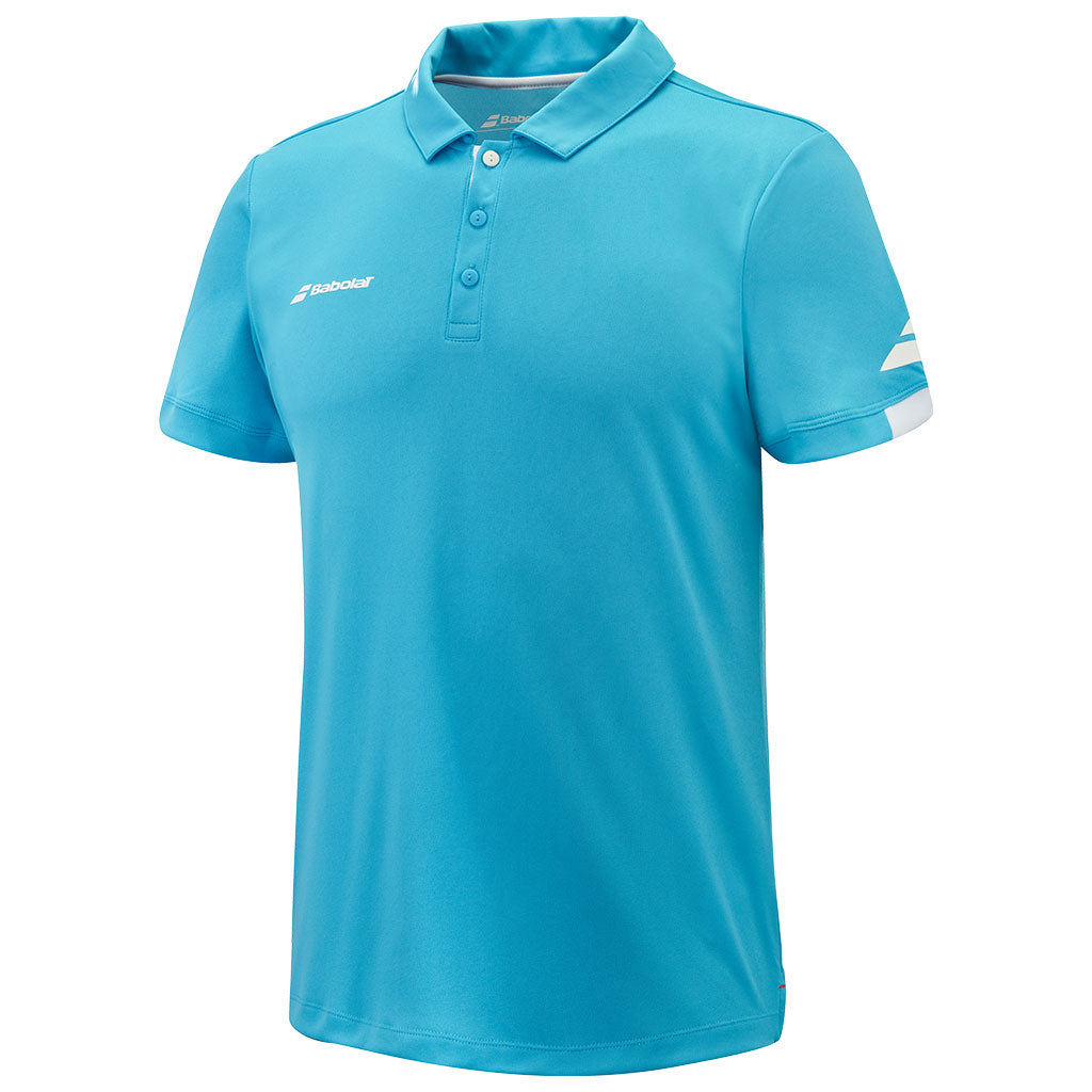 Babolat Play Polo Men Cyan Blue - Padel One