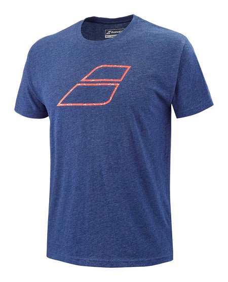 Babolat Exercise Big Flag Tee Men Estate Blue - Padel One