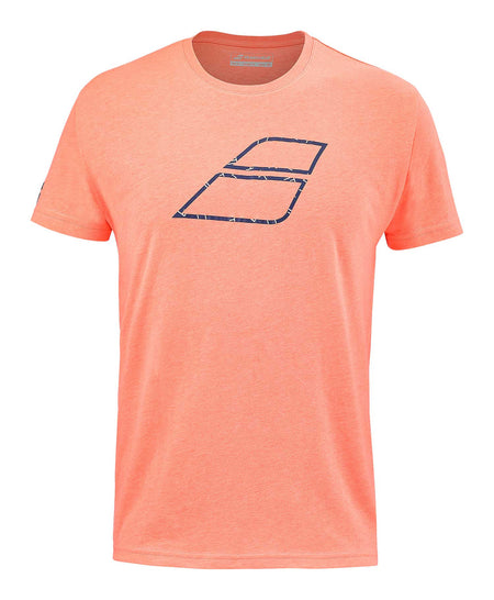 Babolat Exercise Big Flag Tee Men Fluo Strike - Padel One