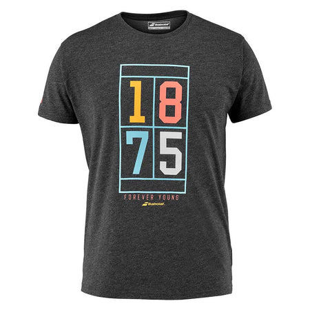 Babolat Exercise Vintage Tee Men Black Heather - Padel One