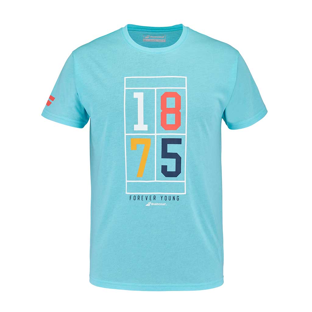 Babolat Exercise Vintage Tee Men Angel Blue - Padel One