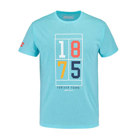Babolat Exercise Vintage Tee Men Angel Blue - Padel One