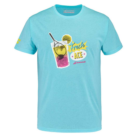 Babolat Exercise Message Tee Men Angel Blue - Padel One