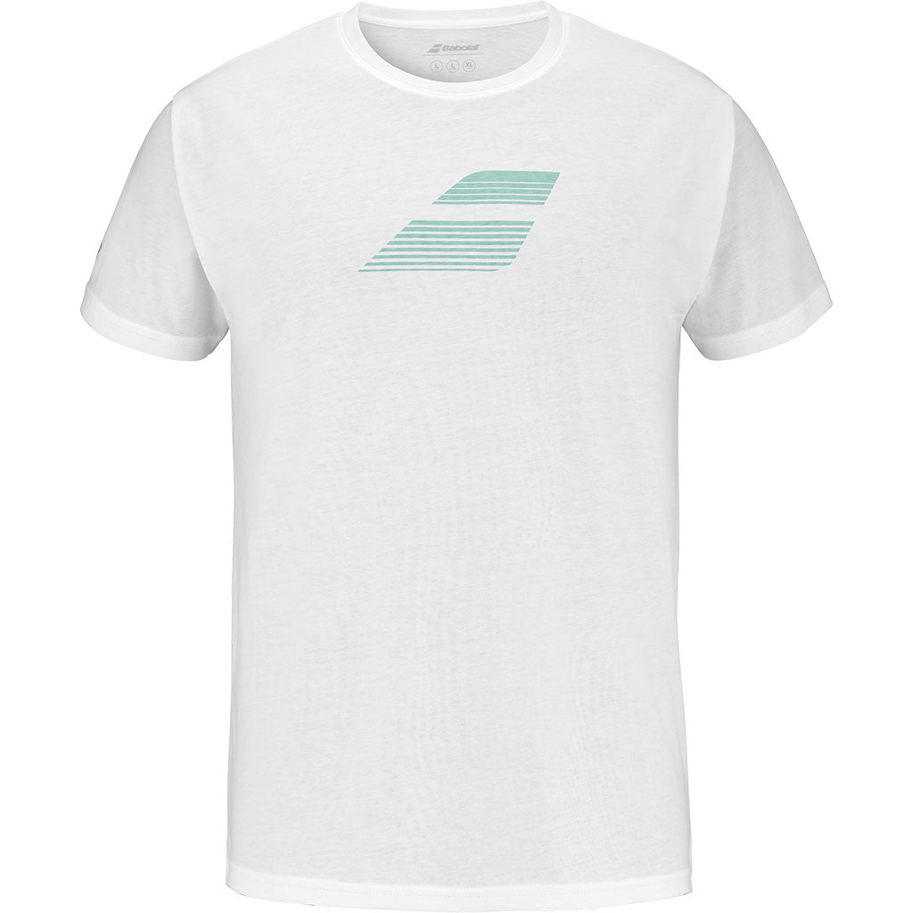 Babolat Exercise Big Flag Tee White - Padel One