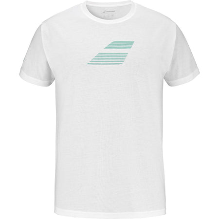 Babolat Exercise Big Flag Tee White - Padel One