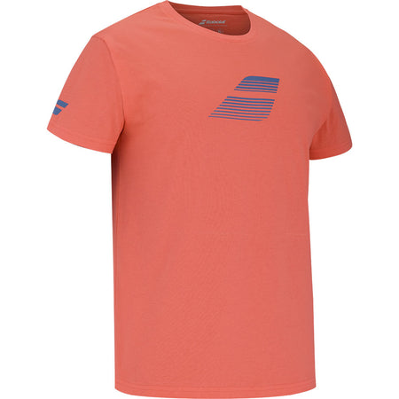 Babolat Exercise Big Flag Tee Hot Coral - Padel One