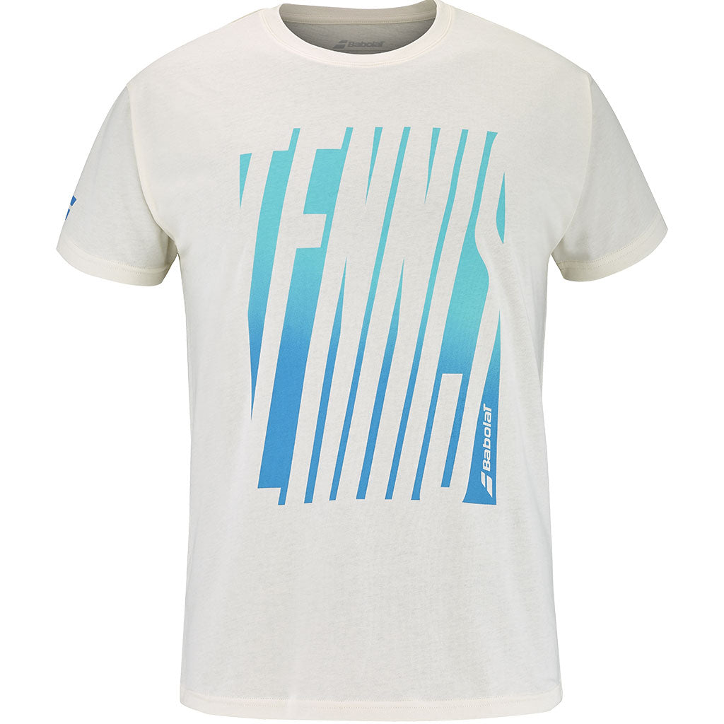 Babolat Exercise Message Tee Cannoli Cream - Padel One