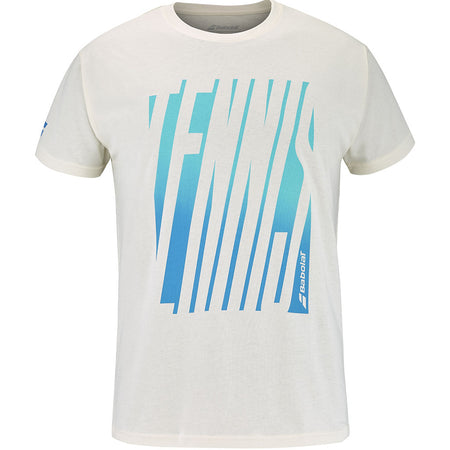 Babolat Exercise Message Tee Cannoli Cream - Padel One