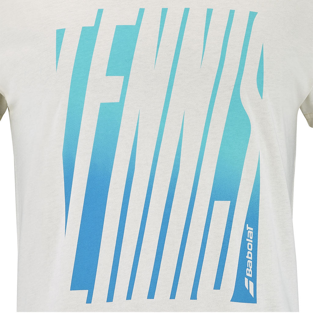 Babolat Exercise Message Tee Cannoli Cream - Padel One