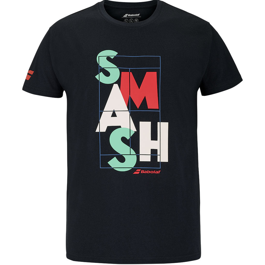 Babolat Exercise Message Tee Black - Padel One
