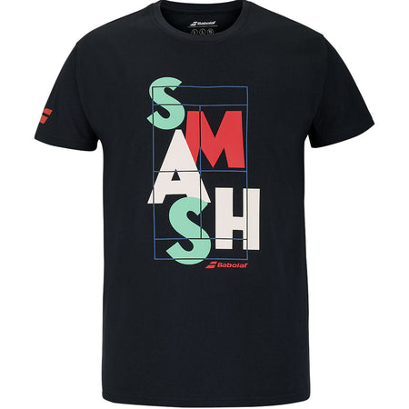 Babolat Exercise Message Tee Black - Padel One