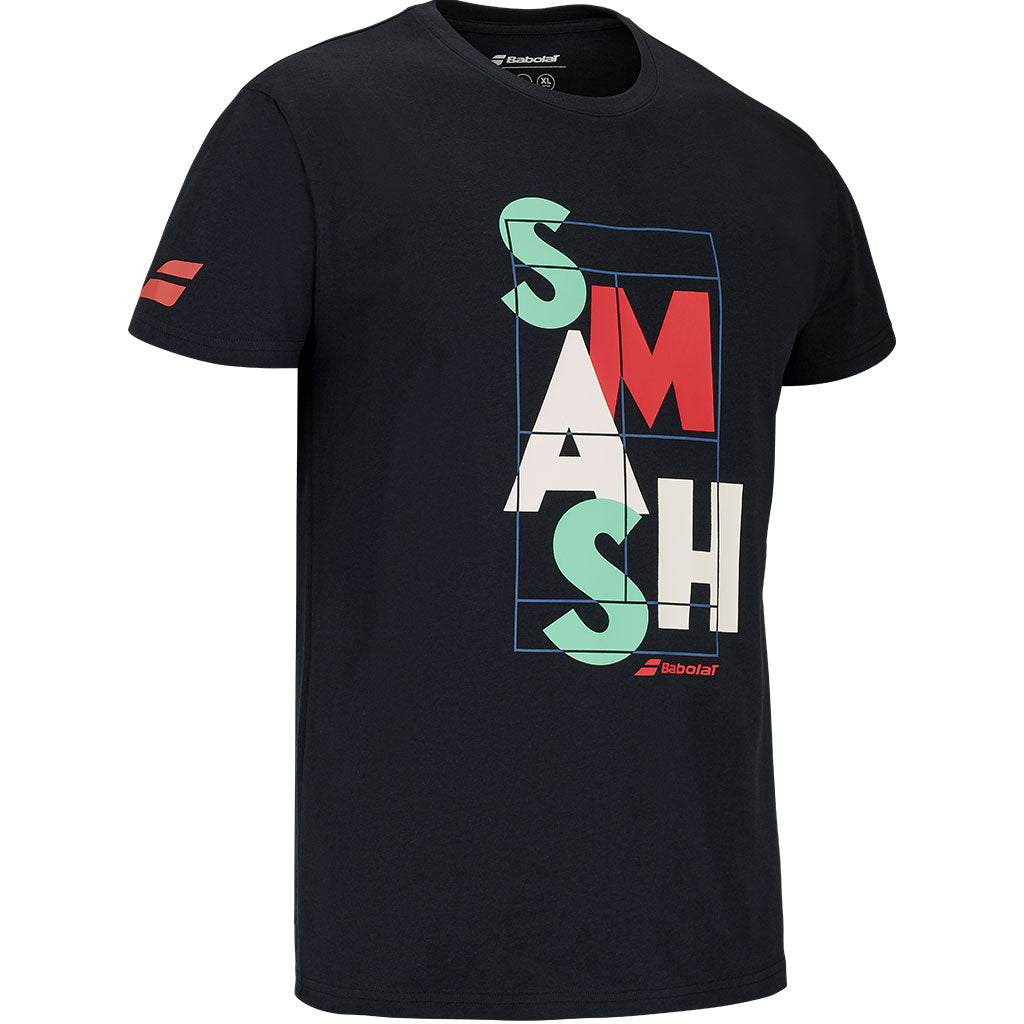 Babolat Exercise Message Tee Black - Padel One