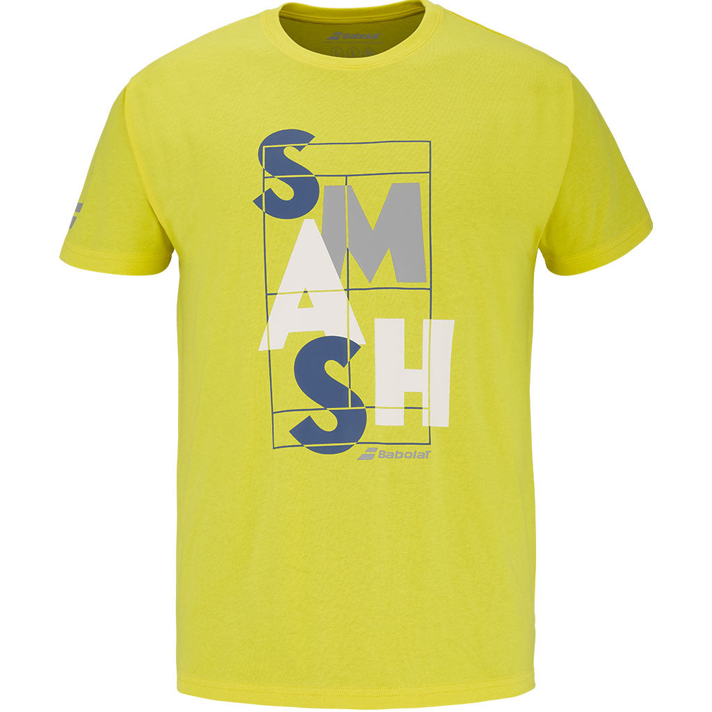 Babolat Exercise Message Tee Blazing Yellow - Padel One