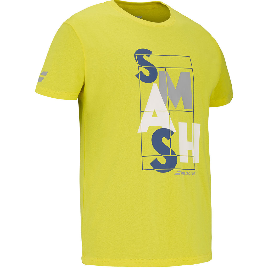 Babolat Exercise Message Tee Blazing Yellow - Padel One