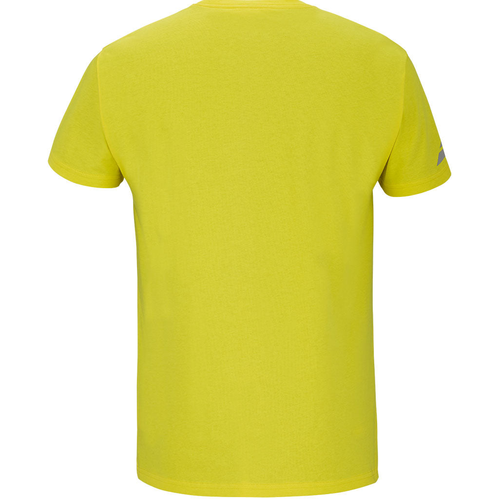 Babolat Exercise Message Tee Blazing Yellow - Padel One