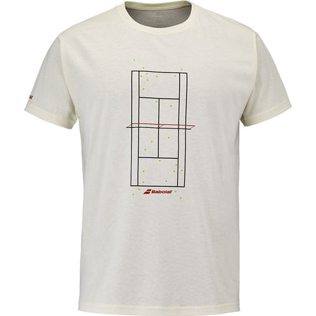 Babolat Exercise Message Tee Cannoli Cream - Padel One