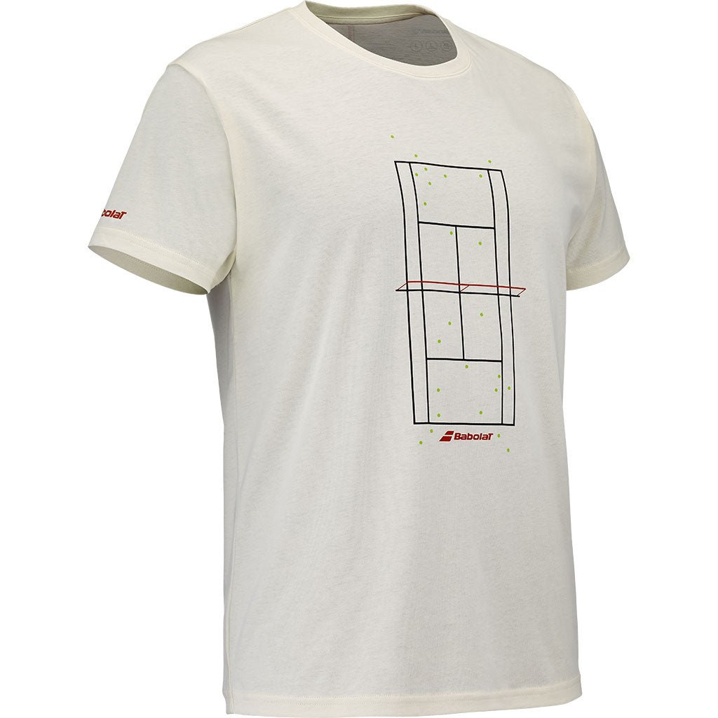 Babolat Exercise Message Tee Cannoli Cream - Padel One