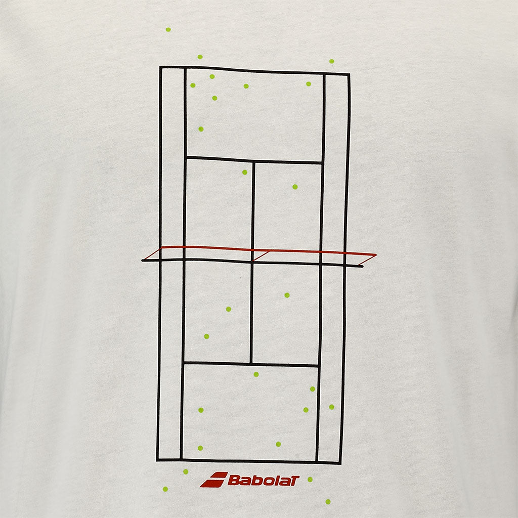 Babolat Exercise Message Tee Cannoli Cream - Padel One