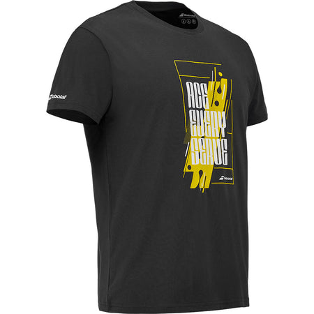 Babolat Exercise Message Tee Black - Padel One