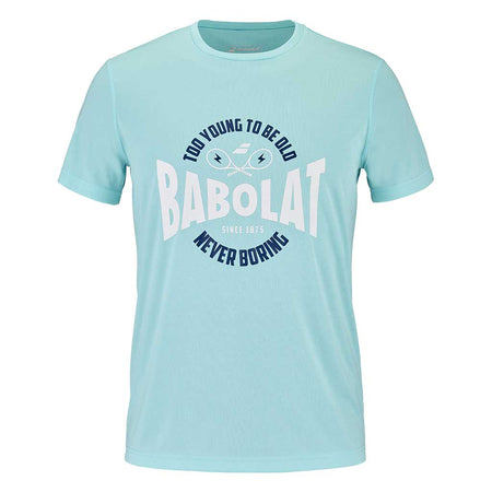 Babolat Exercise Graphic Tee Men Angel Blue - Padel One