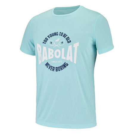 Babolat Exercise Graphic Tee Men Angel Blue - Padel One