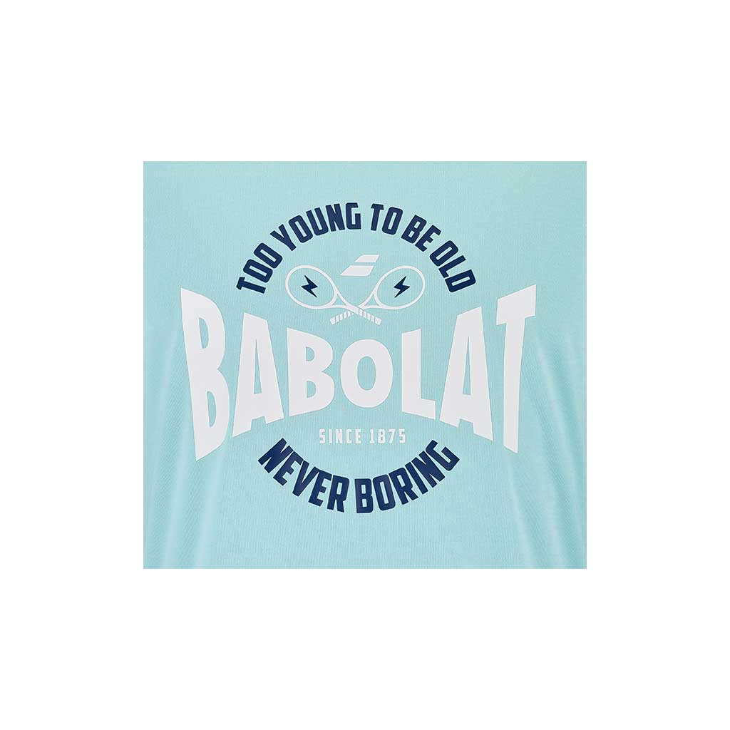 Babolat Exercise Graphic Tee Men Angel Blue - Padel One