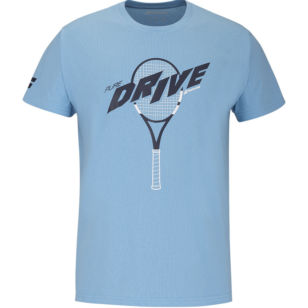 Babolat Drive Cotton Tee Drive Blue - Padel One