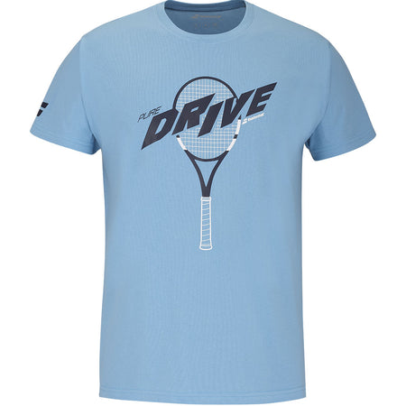 Babolat Drive Cotton Tee Drive Blue - Padel One