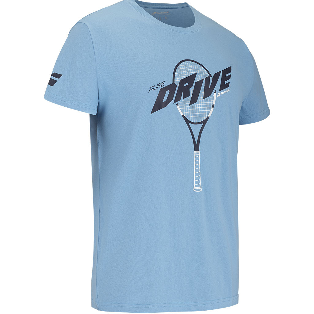 Babolat Drive Cotton Tee Drive Blue - Padel One