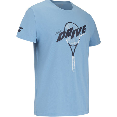 Babolat Drive Cotton Tee Drive Blue - Padel One