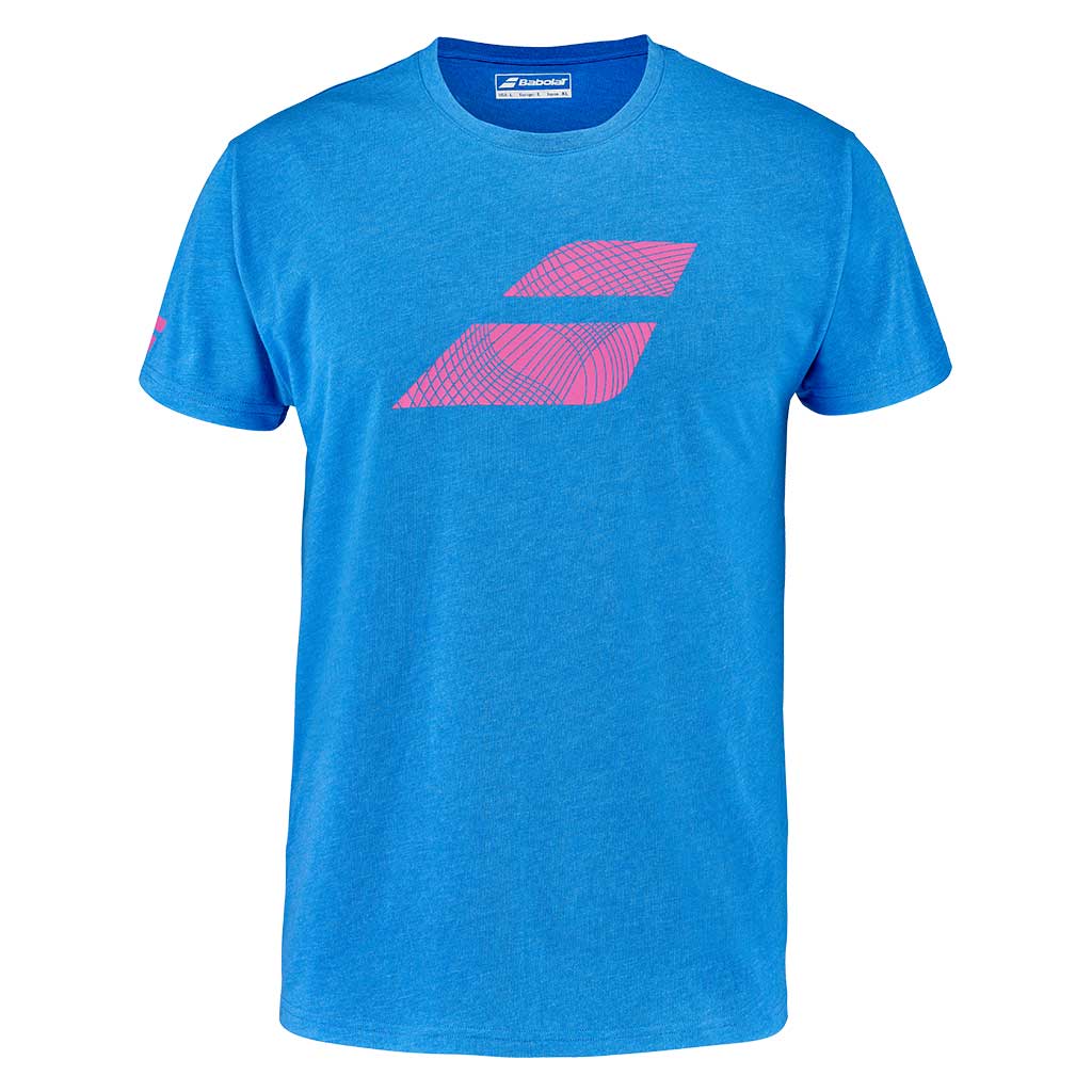 Babolat Exercise Big Flag Tee Men French Blue - Padel One