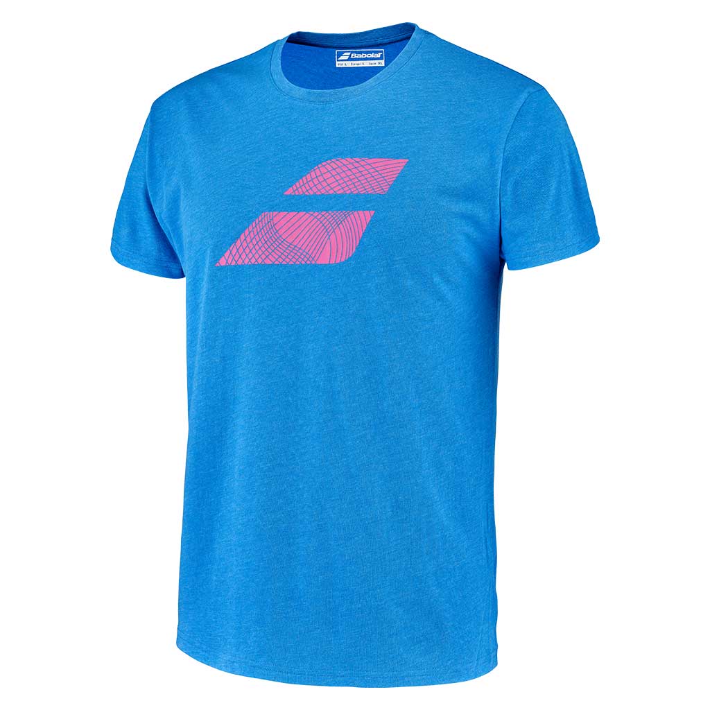 Babolat Exercise Big Flag Tee Men French Blue - Padel One